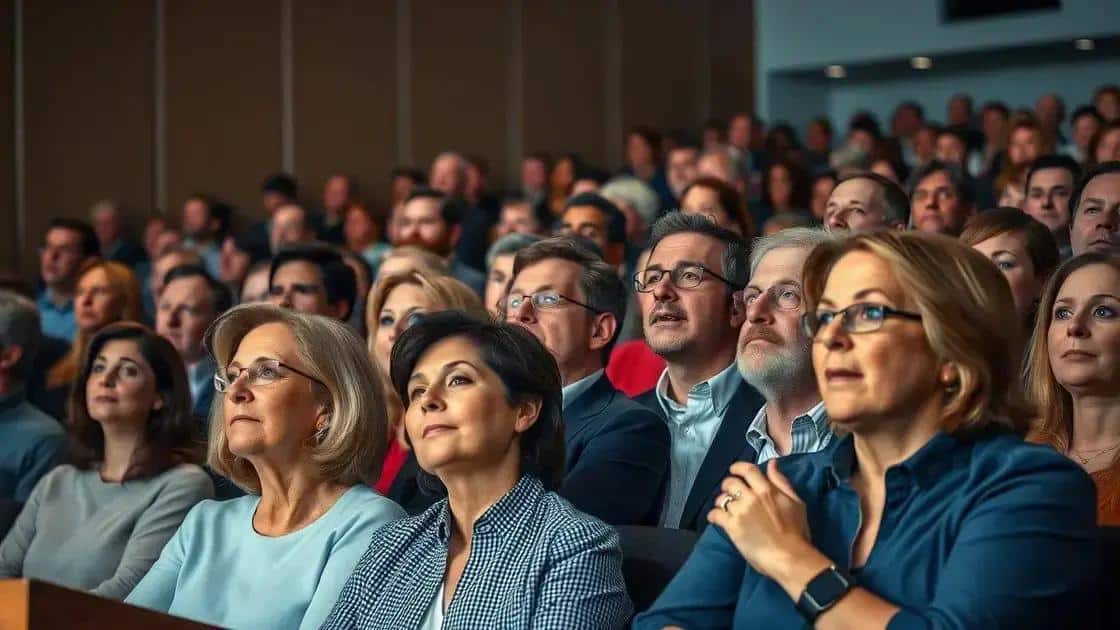 The role of public opinion during debates