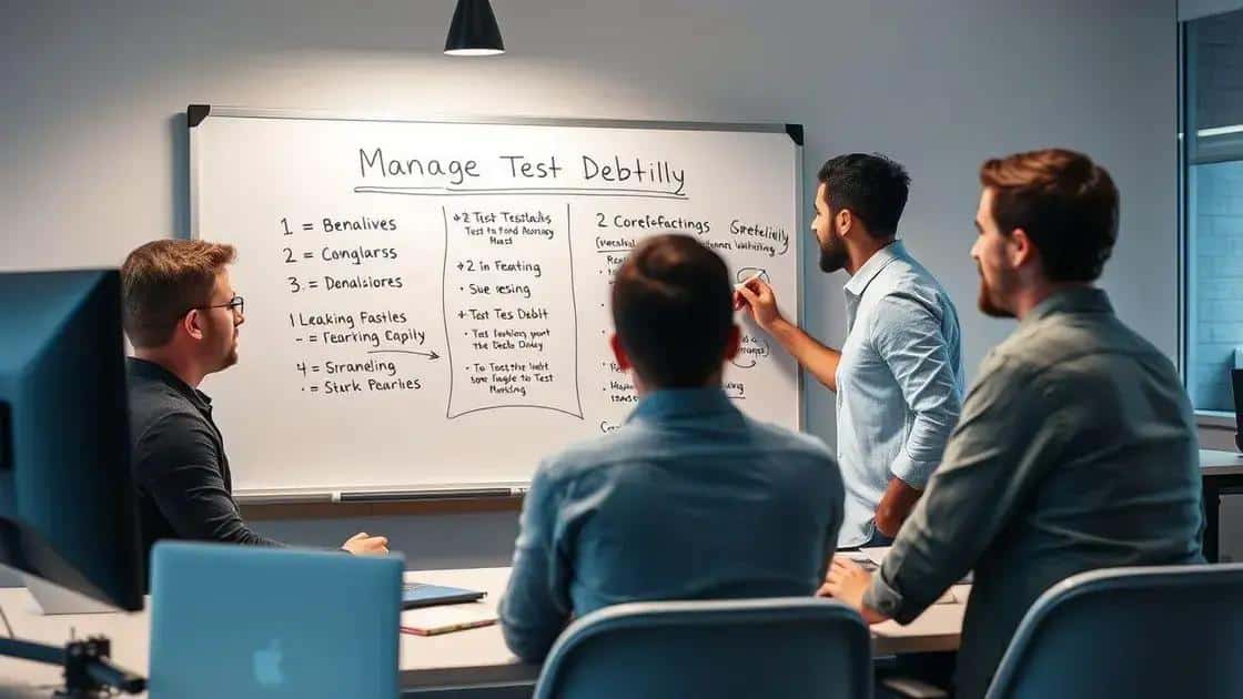 Effective strategies for managing test debt