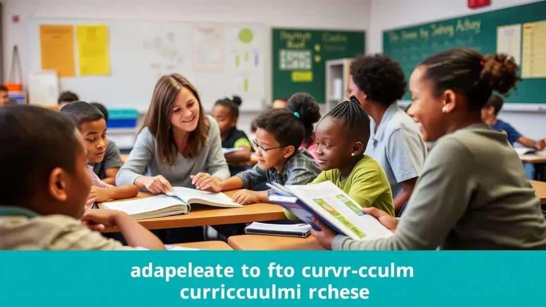 Navigating the changes in curriculum