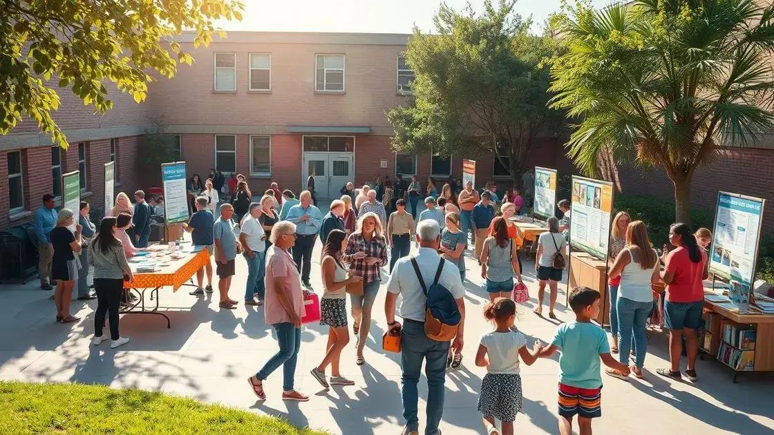 Engaging the community in school development