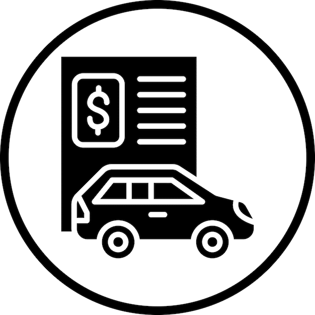A close-up of a car invoice showing the 