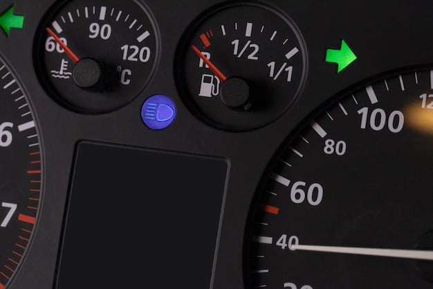 A close-up shot of a car's dashboard, meticulously clean and organized. The odometer shows a low mileage reading. The steering wheel and seats appear well-maintained, without any visible wear.