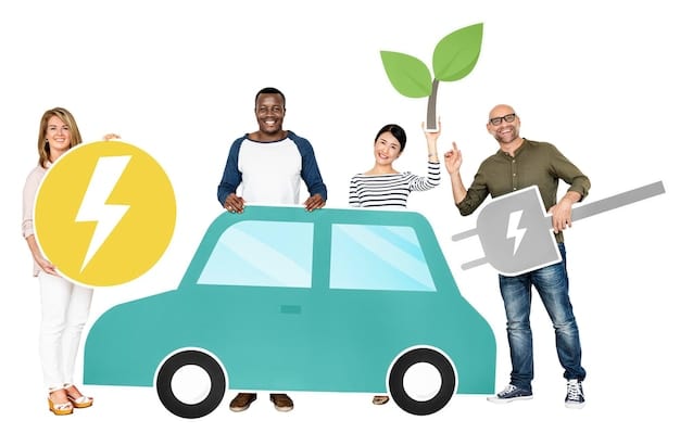 A collage of diverse individuals working on different aspects of electric vehicle charging infrastructure, including construction workers installing charging stations, technicians performing maintenance, and engineers designing new charging technologies.