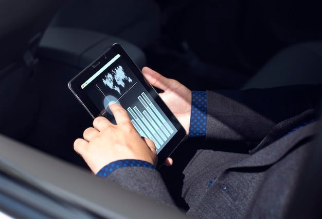 A smartphone app interface showing a vehicle's health report generated by AI, indicating potential maintenance needs and recommended actions.