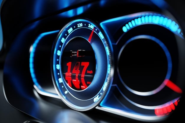 Close-up of the 2025 Kia Telluride's dashboard, focusing on the touchscreen display showing safety system alerts and settings.