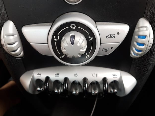 Close-up of the 2025 BMW 3 Series' interior, highlighting the dashboard with the integrated digital display, premium leather seats, and metallic trim. The image focuses on the driver's perspective.