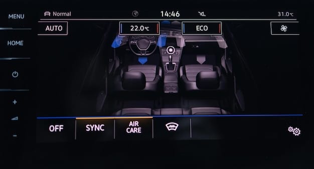 The interior of the 2025 Land Rover Defender, showcasing the dashboard, infotainment screen, and comfortable seating.