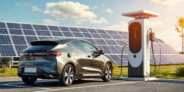 EV news reports major automakers investing in solar-powered charging