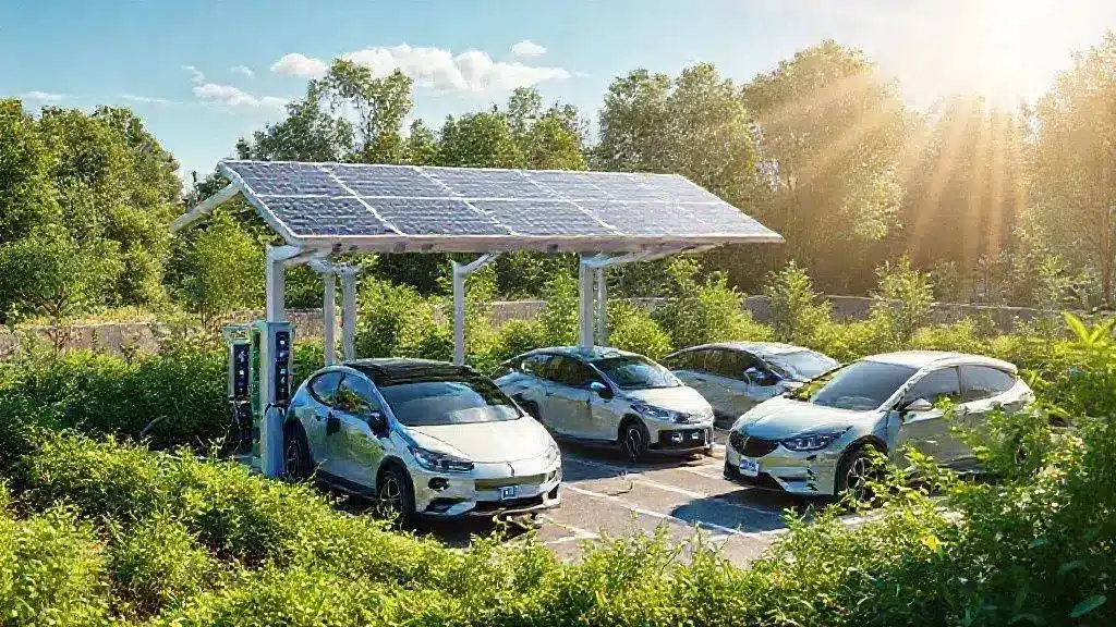 Benefits of solar-powered charging stations
