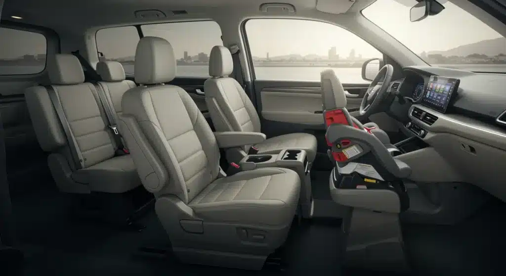 2025 Minivan Cabin: Seating Flexibility & Cargo for US Families