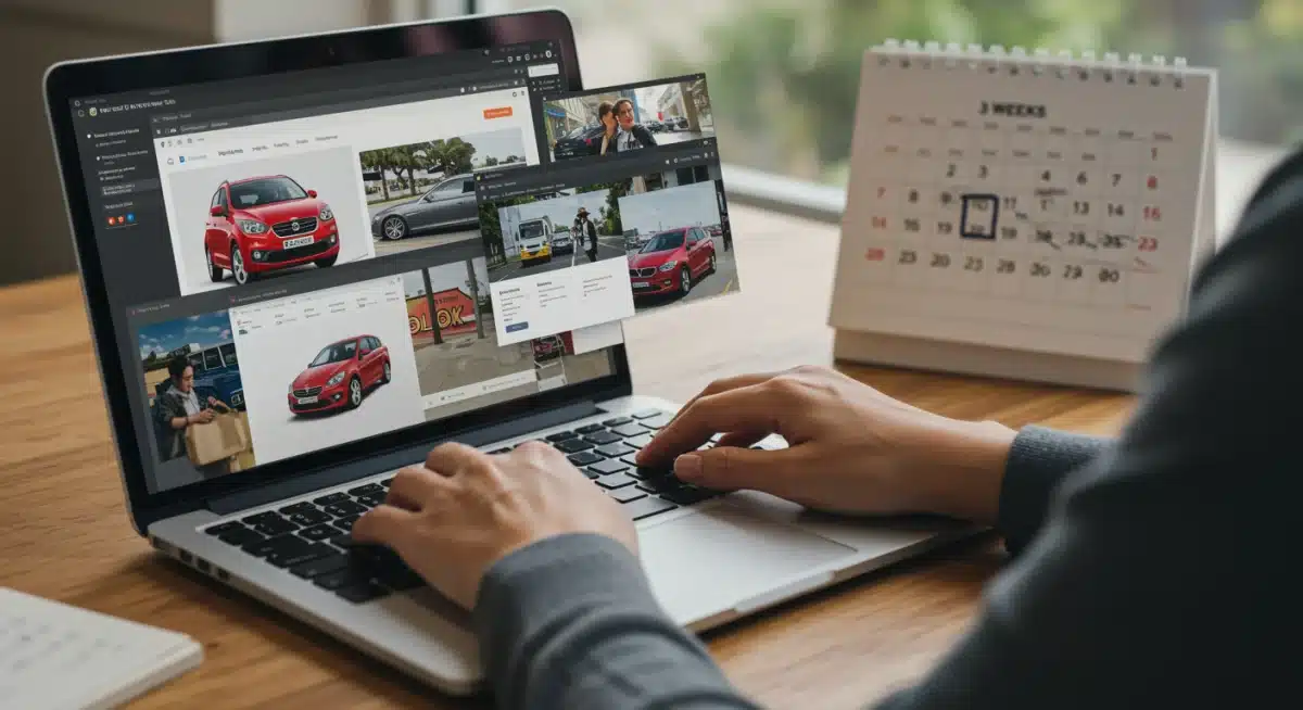 Online research for new car inventory and quick purchase strategies