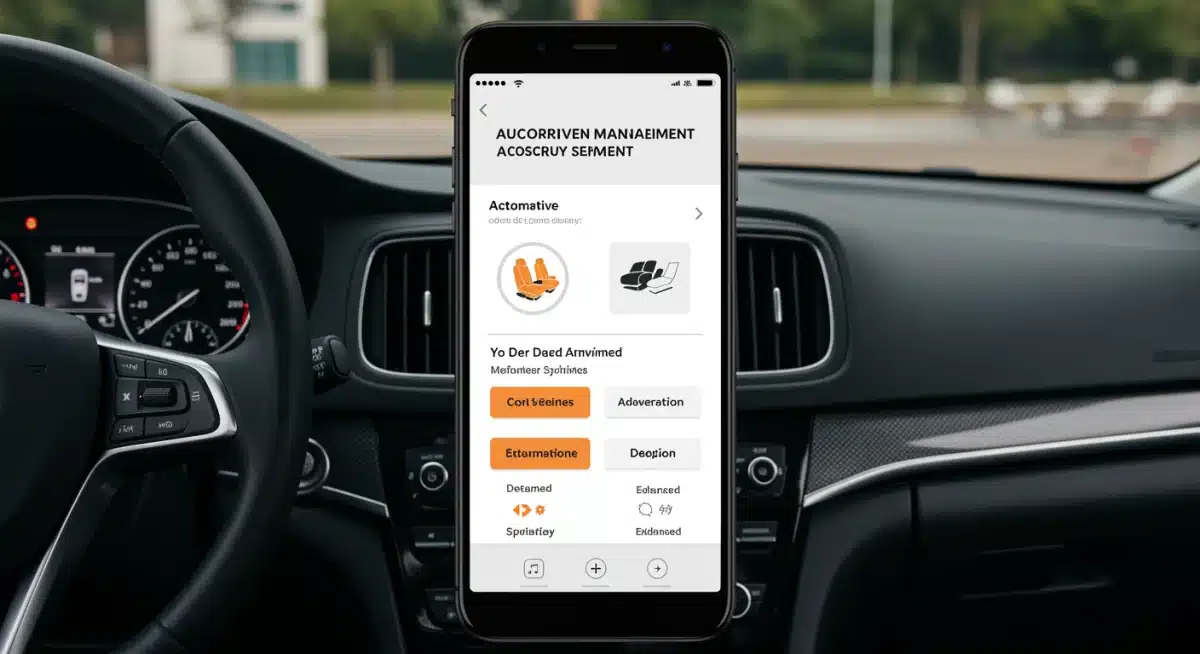 Smartphone managing automotive subscription features