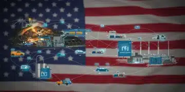 Illustration of US raw material sourcing for electric vehicles